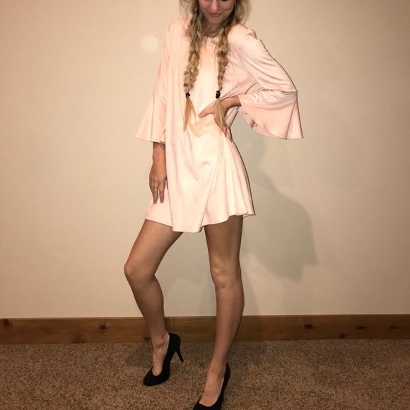 Anthropologie Dresses & Skirts - Anthropologie Blush Champagne Pink Dress